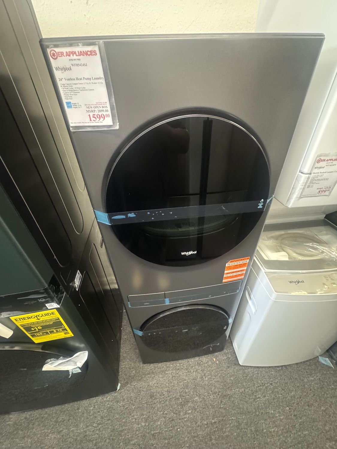 Whirlpool 24 Whirlpool 24" Ventless Heat Pump Laundry