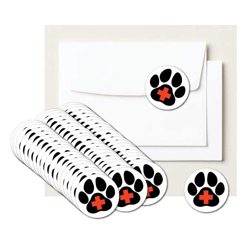 Confetti: Paw Cross 1-1/2" - Pack of 60