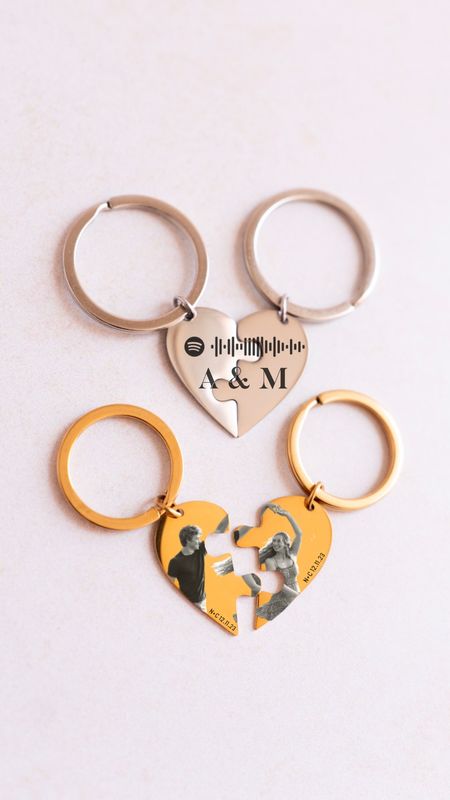 Rompecabezas de corazon (Collar o llavero)