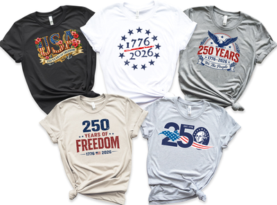 1776 USA 250 T-SHIRTS