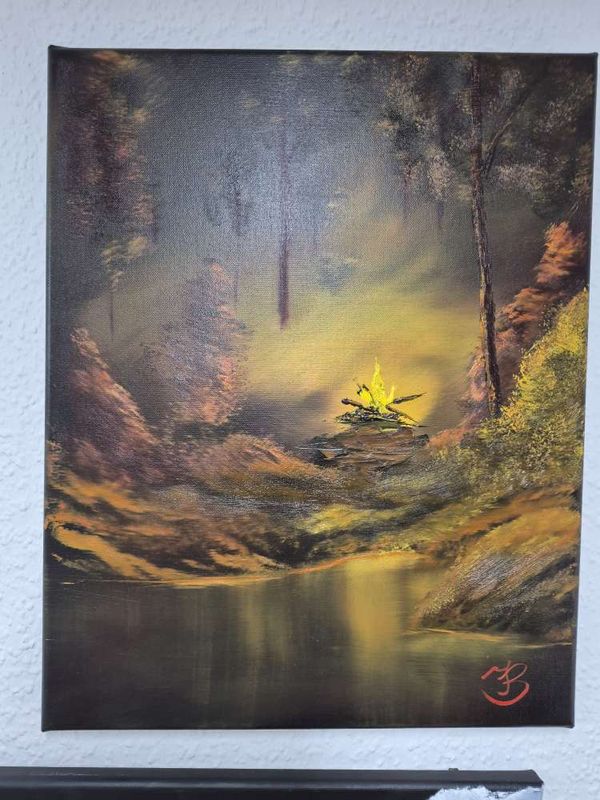 Malkurs am 10.10. nach Bob Ross
