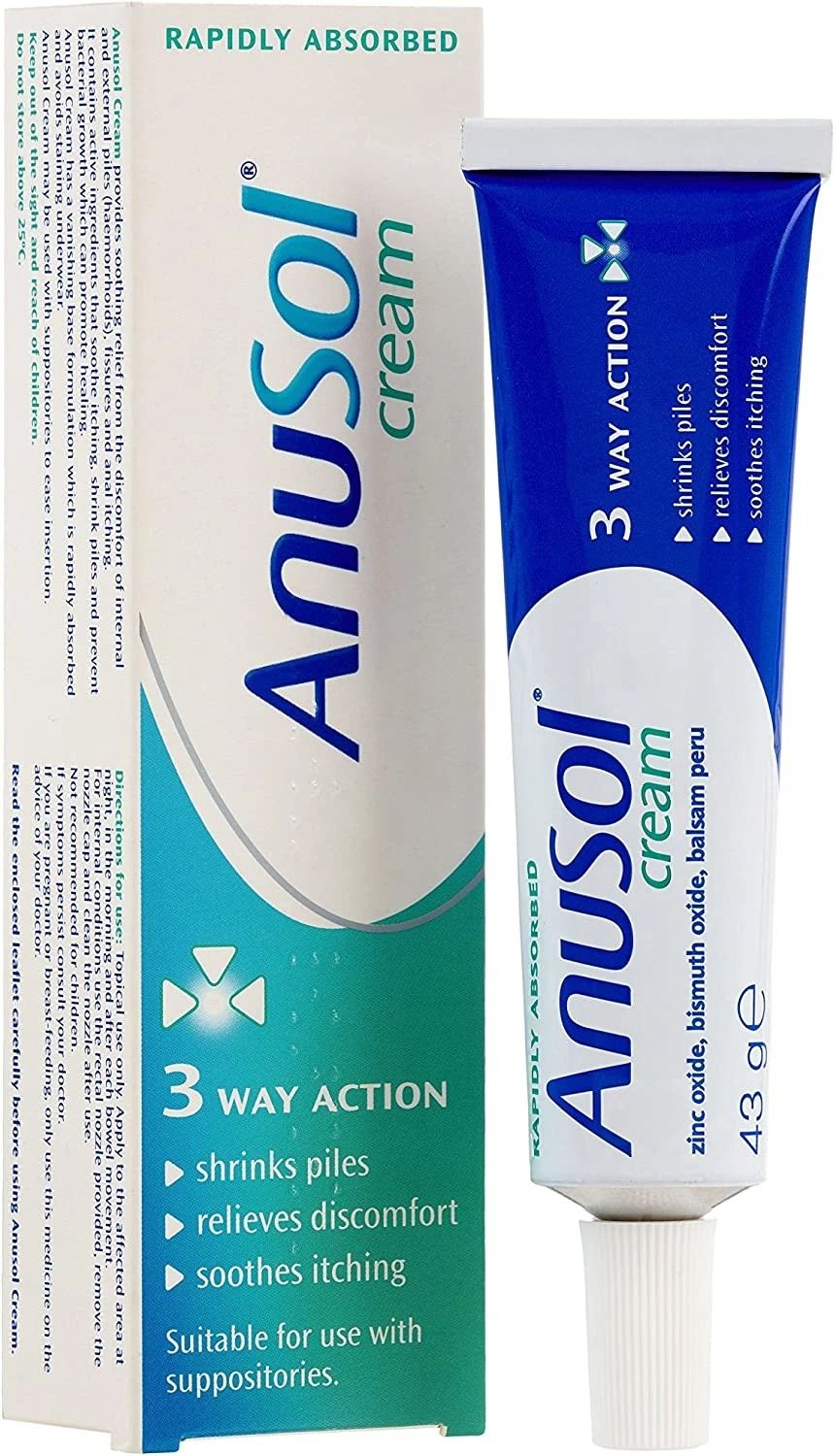 Anusol Haemorrhoid Relief Ointment 25g – Fast Relief for Piles Pain &amp; Itching