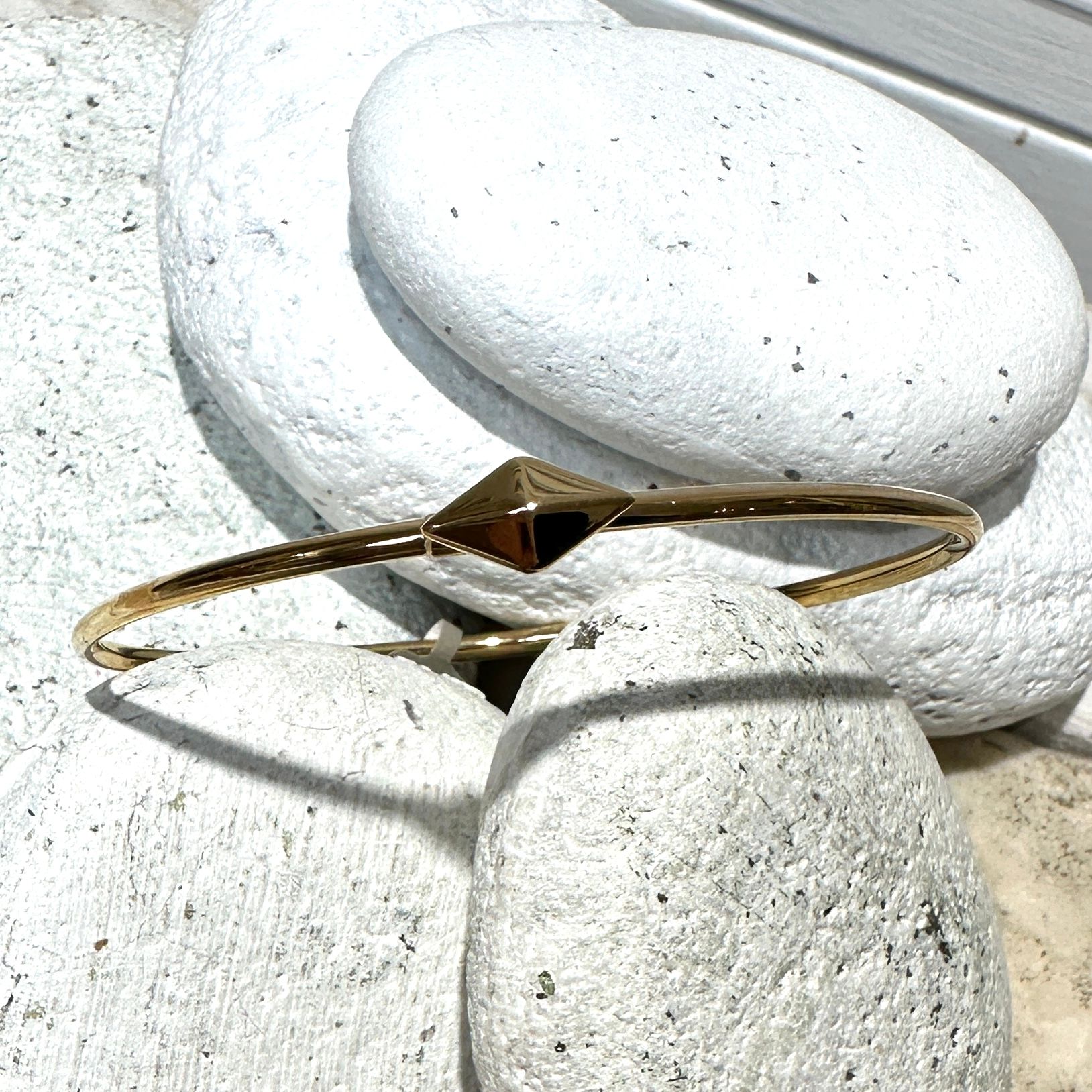 Bracciale rigido in acciaio placcato-Zag Bijoux