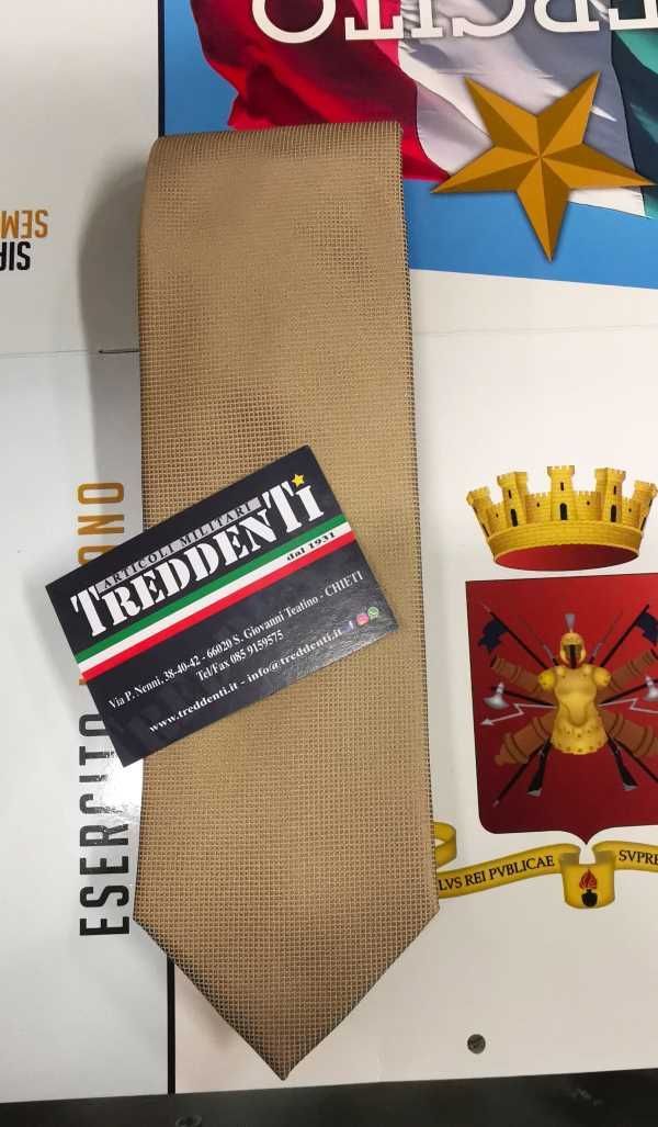 Cravatta Esercito kaki nido d'ape