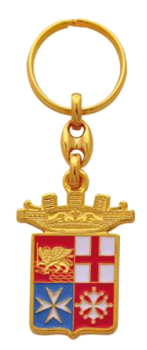 Portachiavi Metallo Araldico Marina Militare