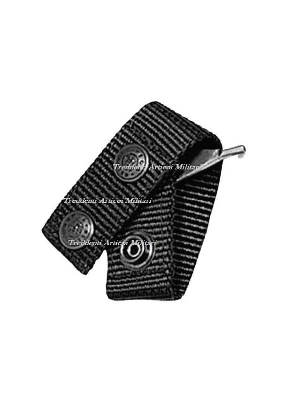 Distanziale in cordura con doppio bottone e chiave manette