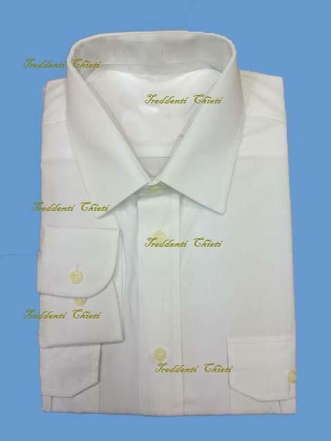 Camicie Bianche Maniche Lunghe mod. Militare