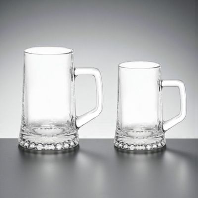 Bierkanne Sternseid’l Glas klar mit Henkel 0,5 l und 0,2 l