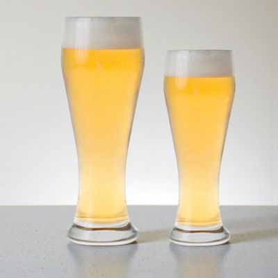 Weizenbierglas München aus Klarglas mit glatter Oberfläche in 0,5 Liter und 0,3 Liter