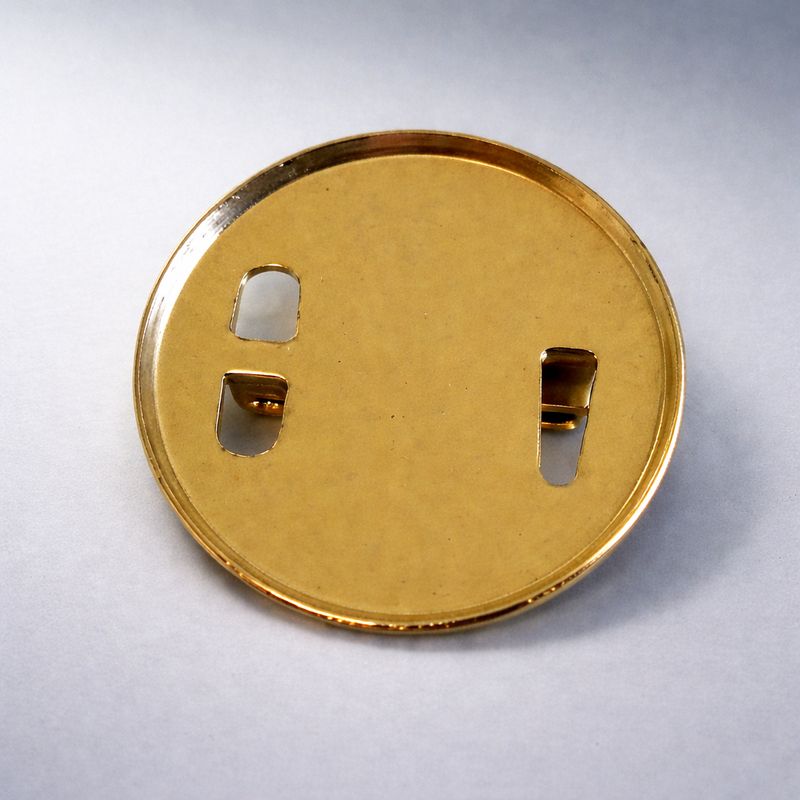 Metall Anstecker Ø 27 mm mit Sicherheitsnadel Rohling