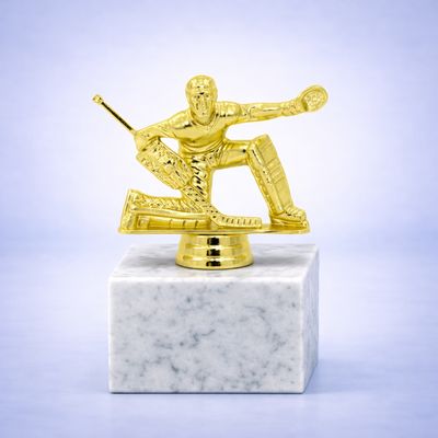 Eishockeytormann Schraubfigur, ab € 2,90 Eishockeytormann Schraubfigur auf Marmorsockel