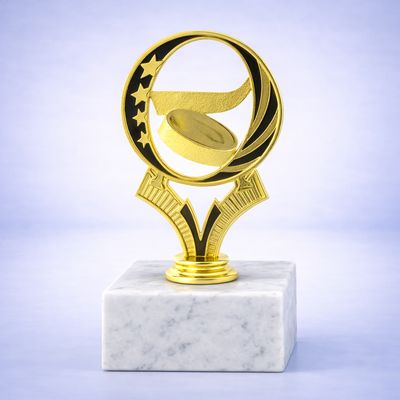 Eishockey Schraubfigur für Pokale und Marmorsockel