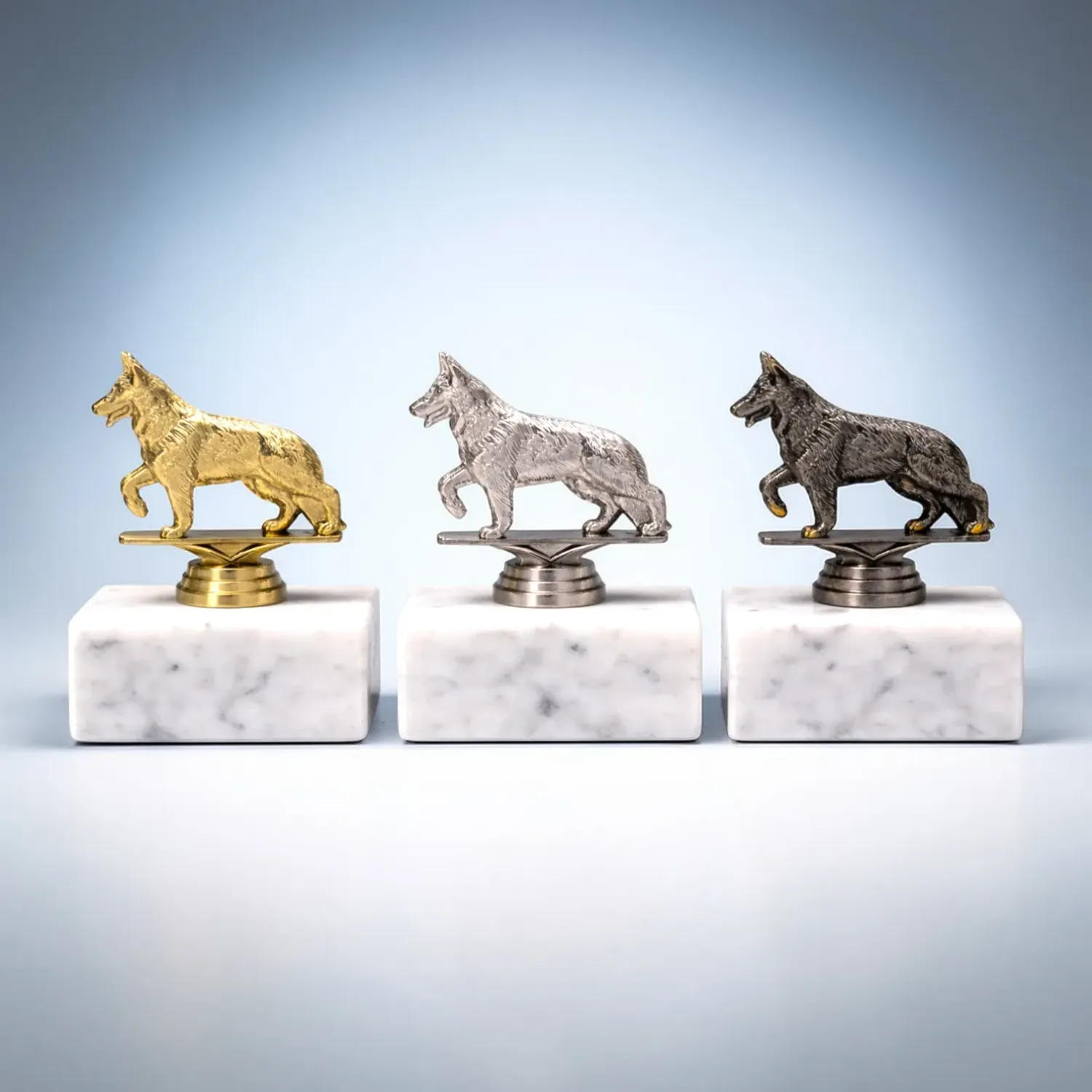 Schraubfigur Schäferhund für Pokale und Trophäen – Hundesport Figur