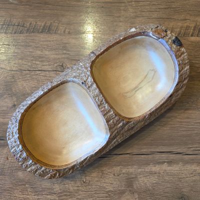 Mango Wood Bowl (duo bowl)