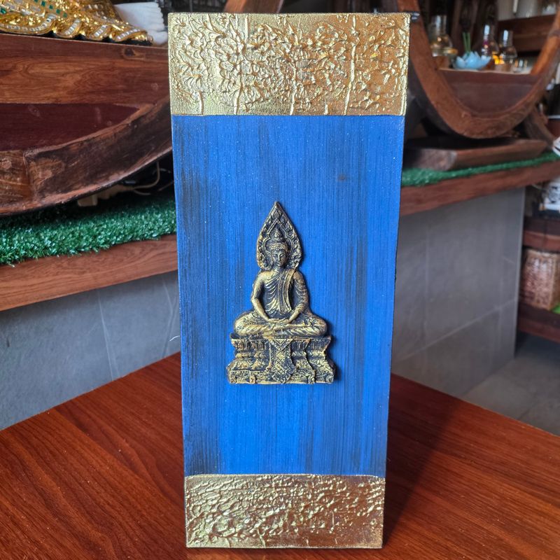3D Acrylic painting on Canvas-Thursday buddha/Blue