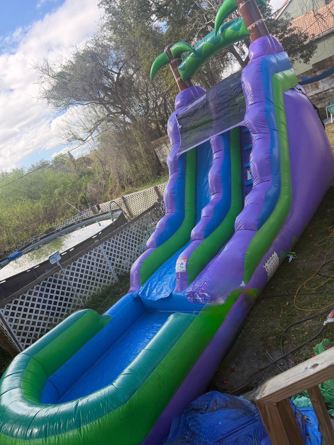 16ft tropical waterslide
