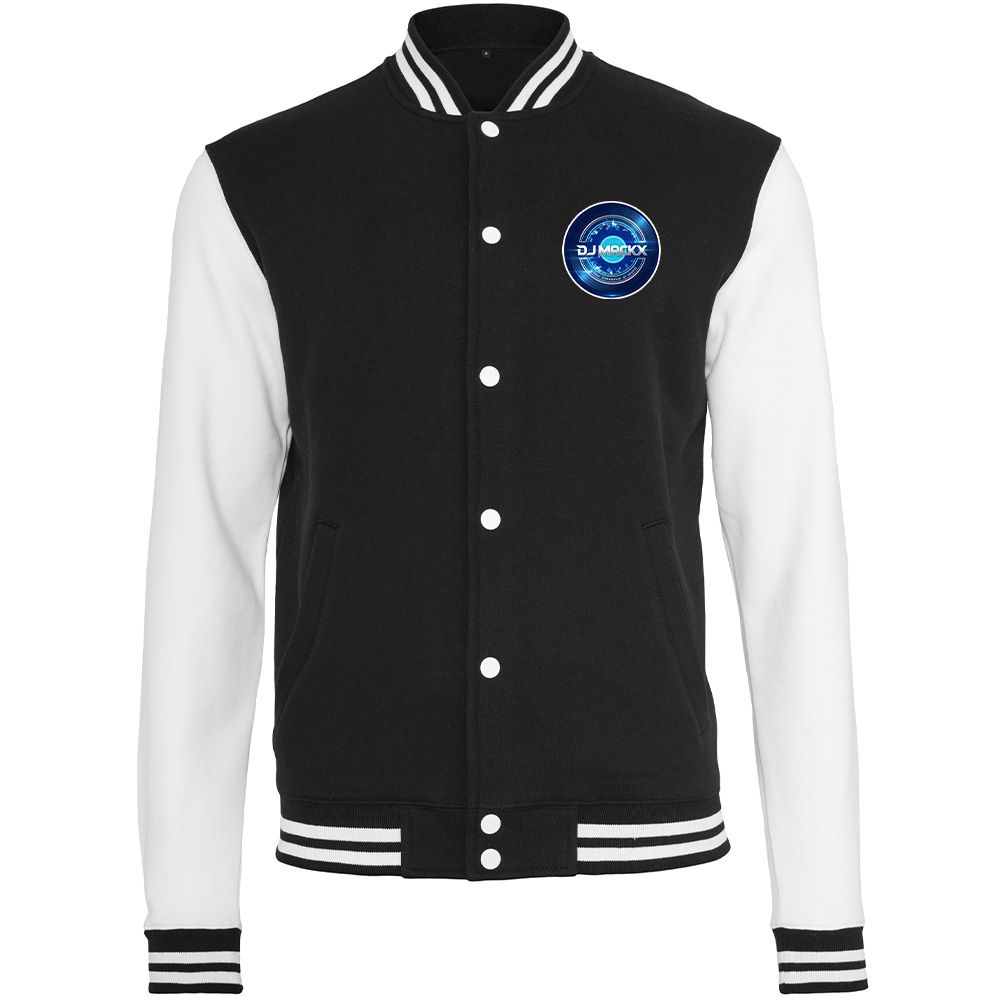 DJ Mackx Sweat-College-Jacket Round-Logo (Unisex)