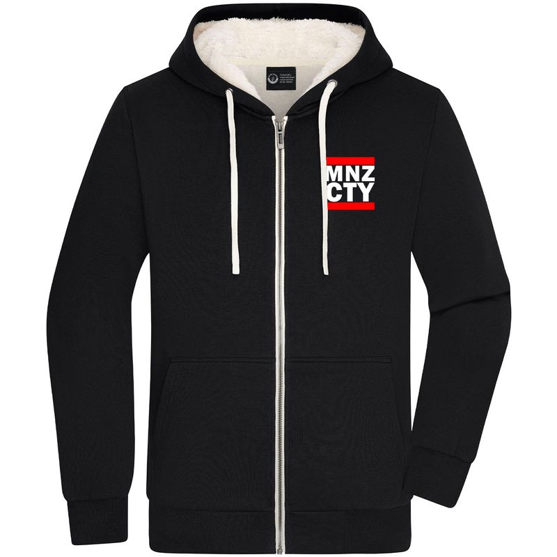 "MNZ CTY" Zip-Jacket mit kuscheligem Sherpa-Futter (Teddy-Look)