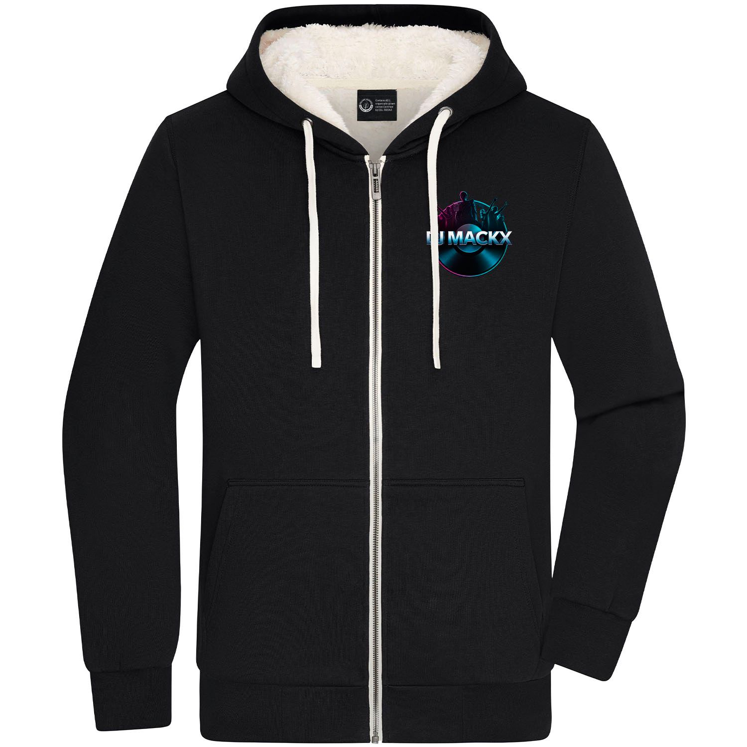 DJ Mackx Zip-Jacket mit kuscheligem Sherpa-Futter (Teddy-Look)