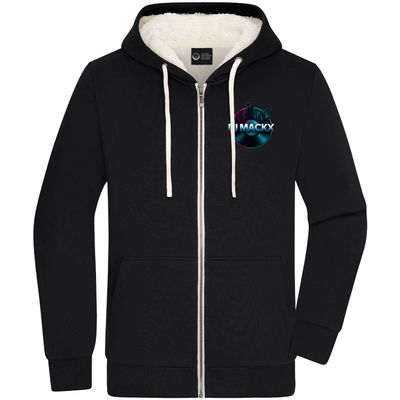 DJ Mackx Zip-Jacket mit kuscheligem Sherpa-Futter (Teddy-Look)