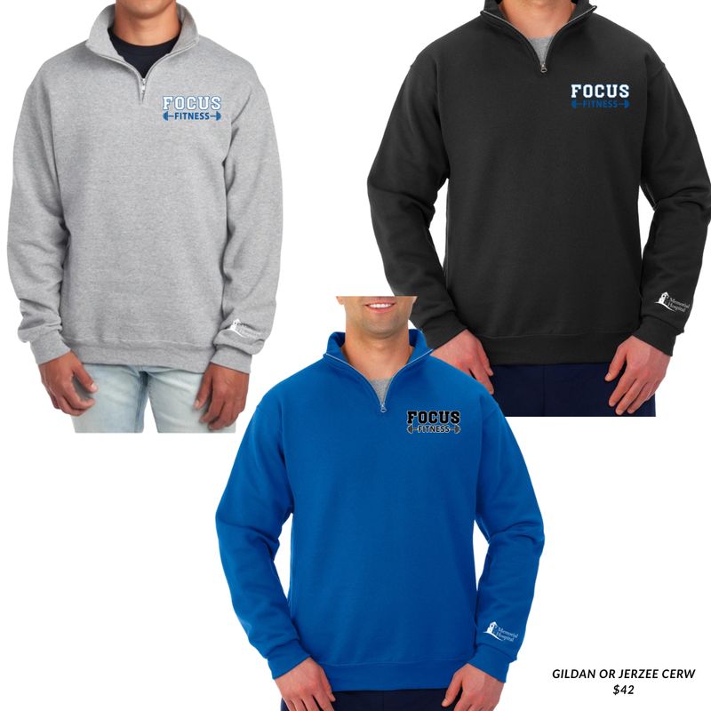 Focus Fitness1/4 zip Pre Order