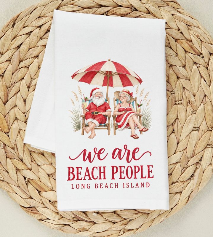 WE ARE BEACH PEOPLE TEA TOWEL