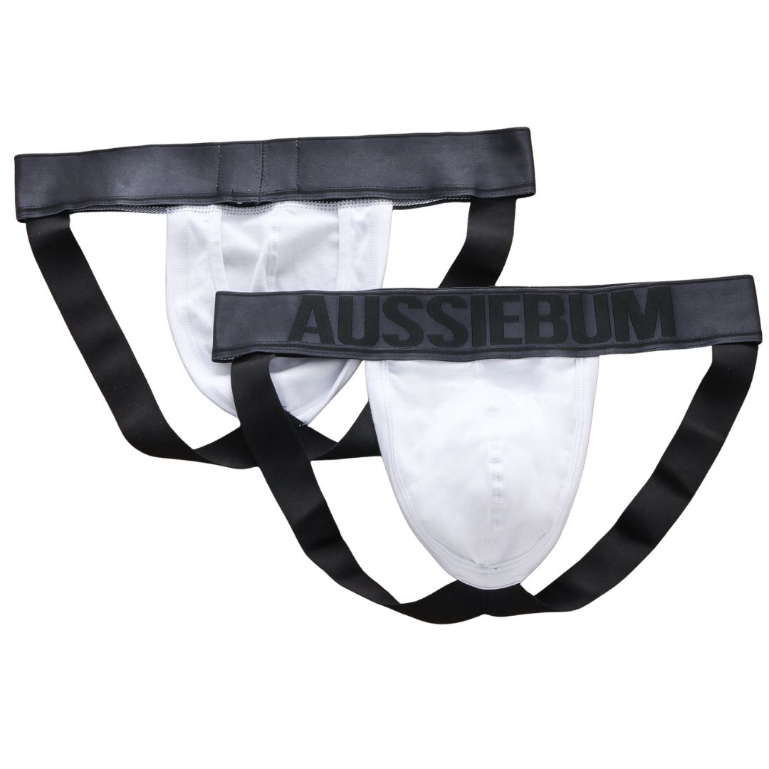 AussieBum White Jockstrap