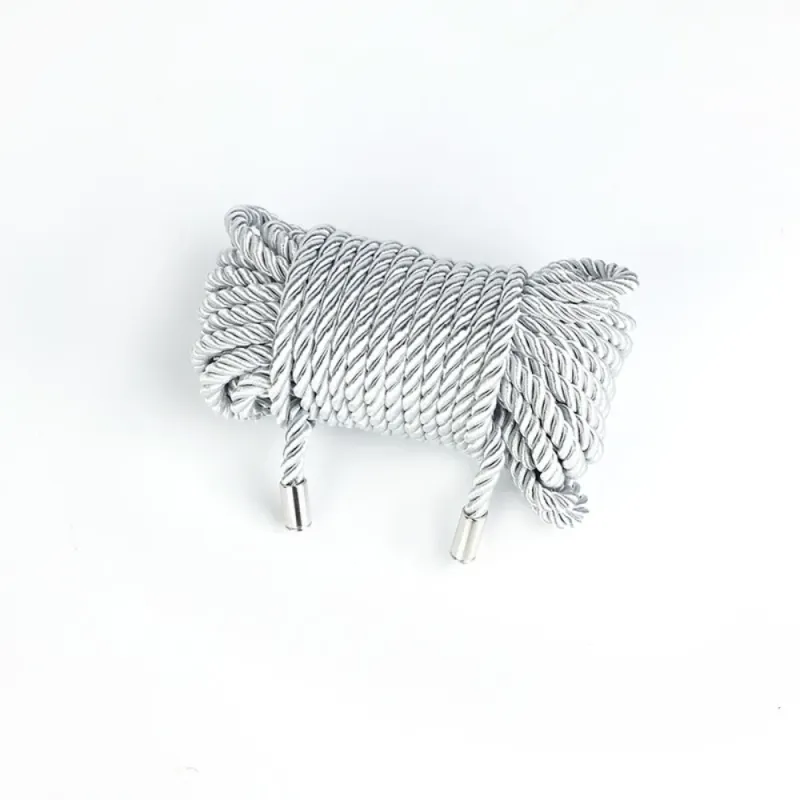 Silver Soft Shibari Bondage Cotton Rope 5M
