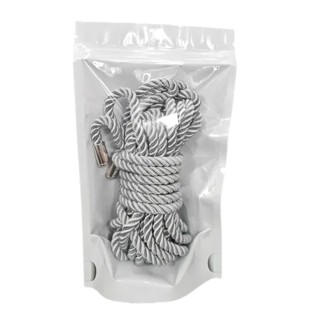 Silver Soft Shibari Bondage Cotton Rope 5M