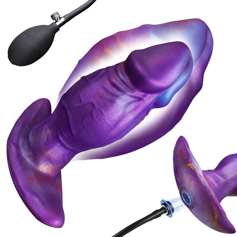 Greedy Hole Inflatable Anal Dildo
