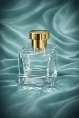 50ml Crystal Glass Cube Perfume Bottle