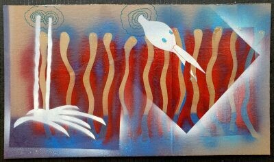 SOLD That Morning Worm
12x21