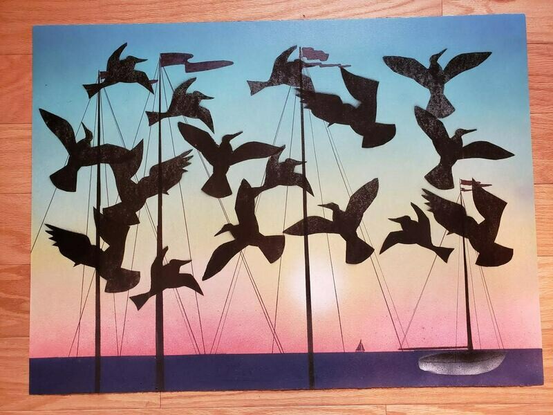 Summers Eve- 22 x 30