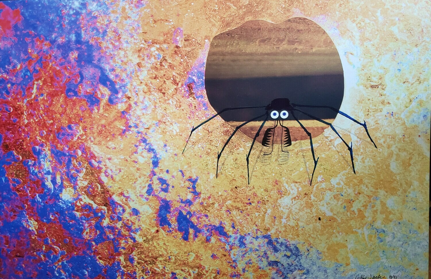 Ice Spider 24 x 36