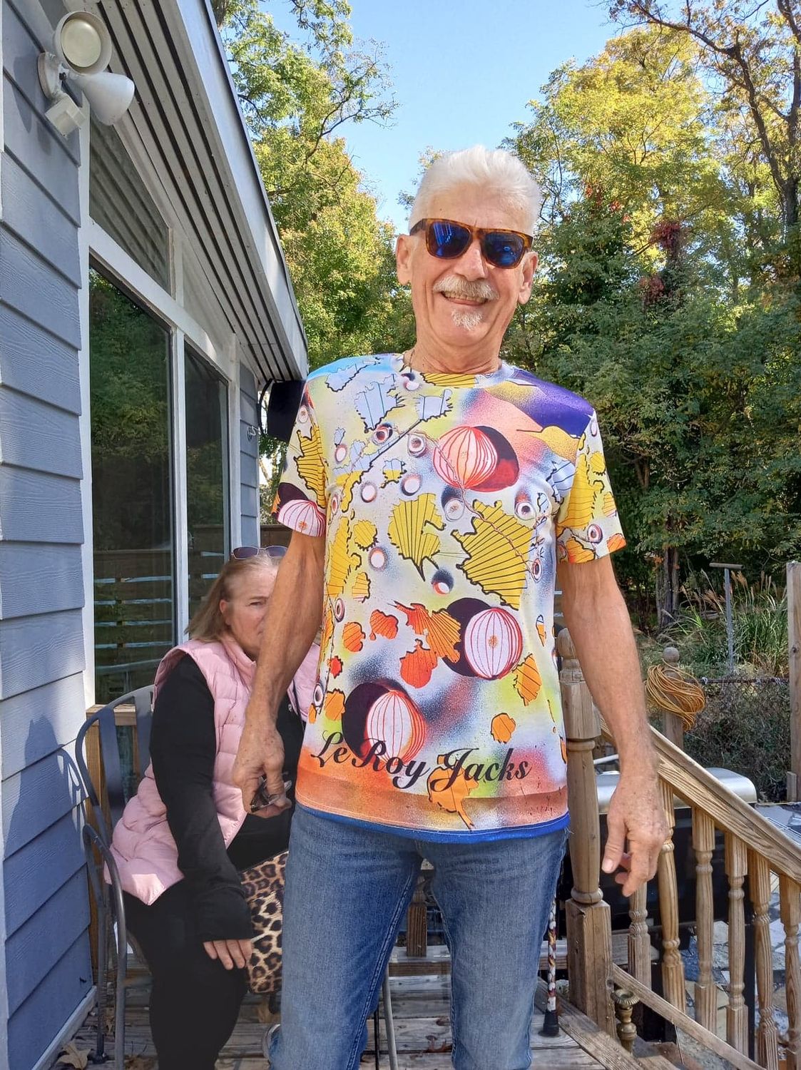 Artist Wearing His Clothing Line