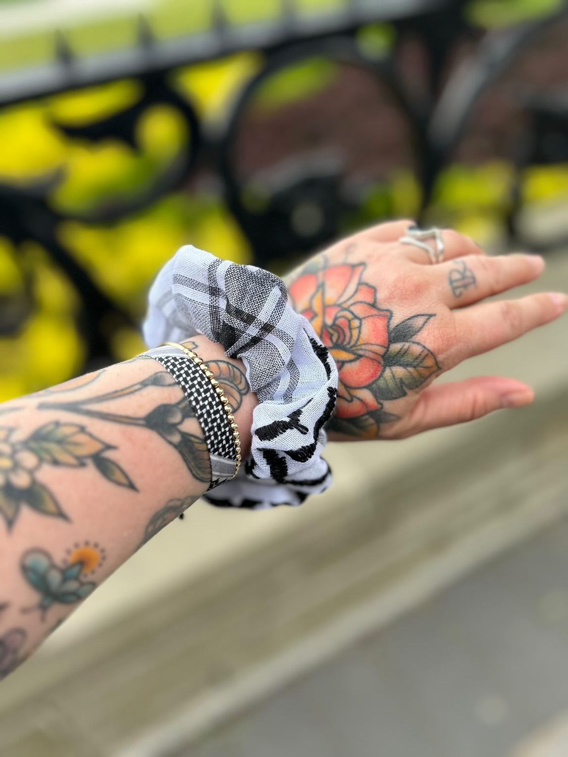 Keffiyeh Scrunchie