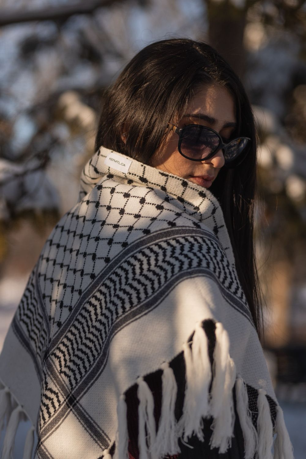 Premium Winter Keffiyeh - Triangle