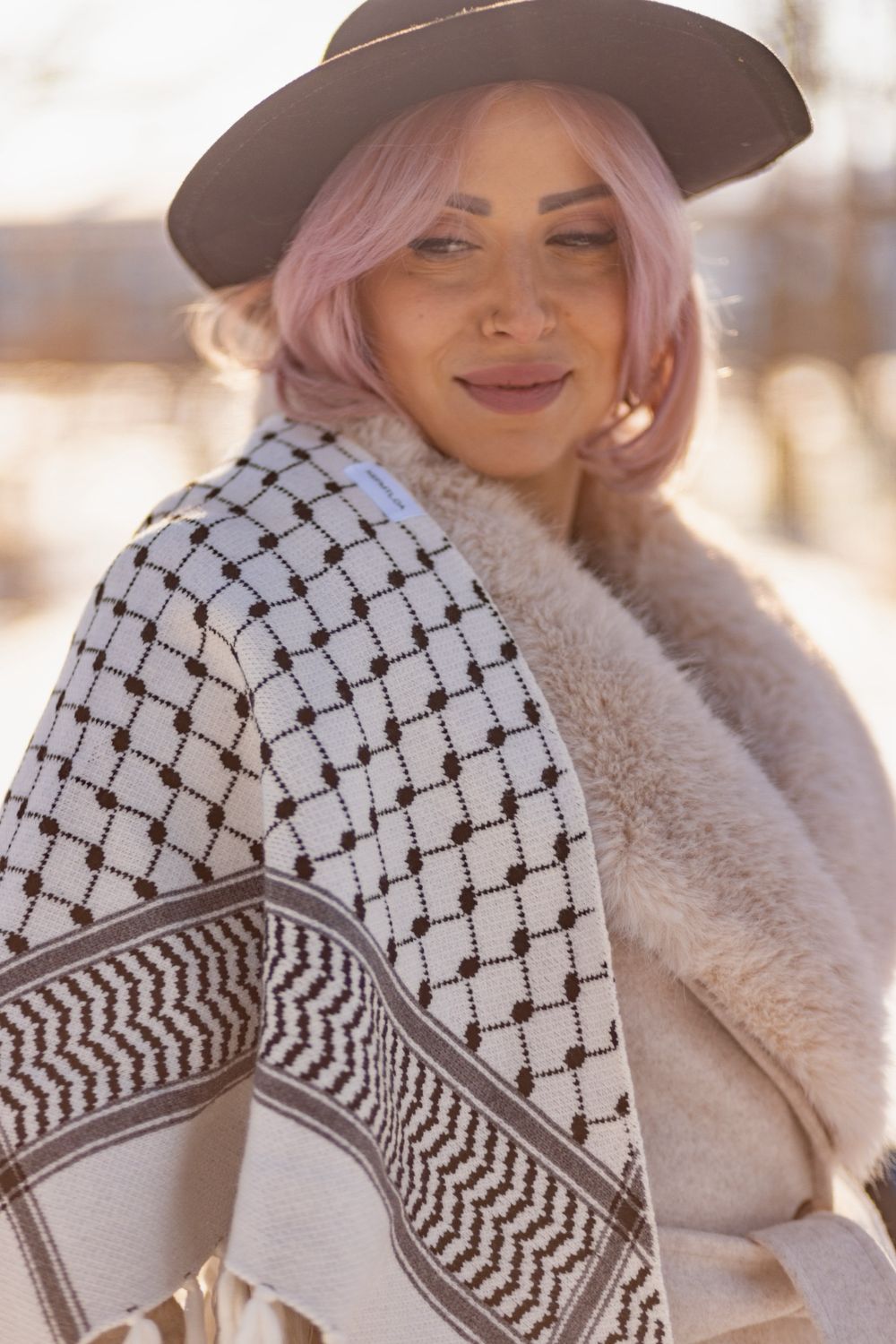 Premium Winter Keffiyeh - Triangle