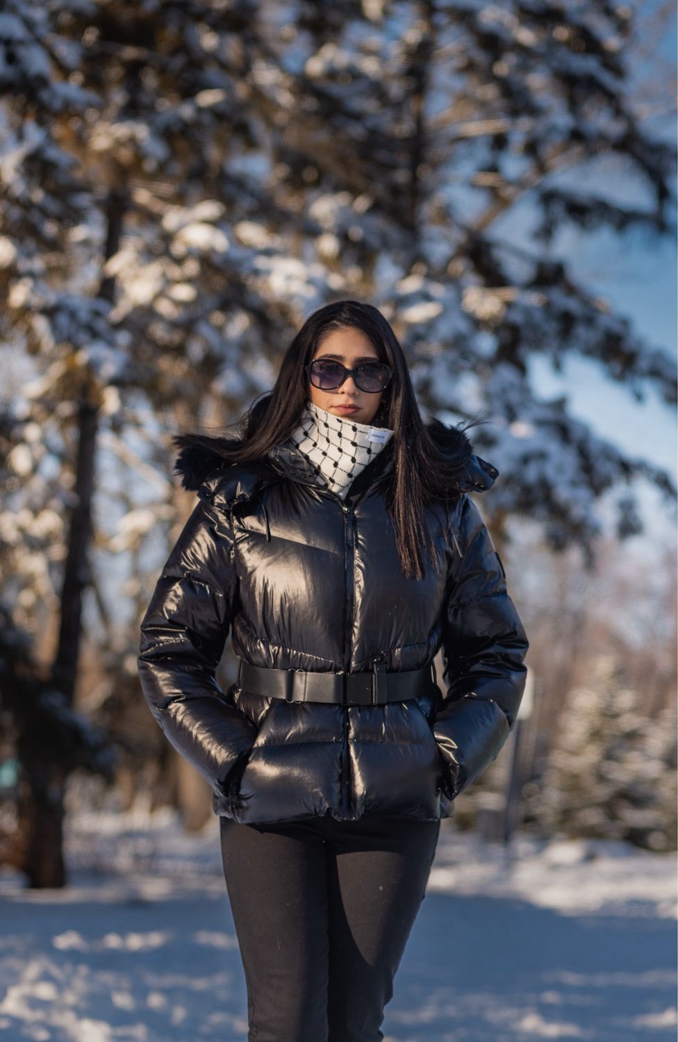 Premium Winter Keffiyeh - Triangle