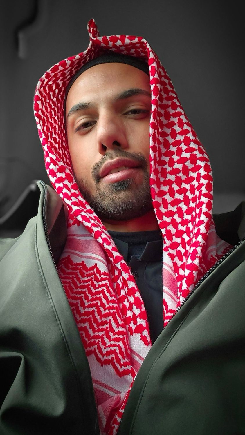 Red Keffiyeh