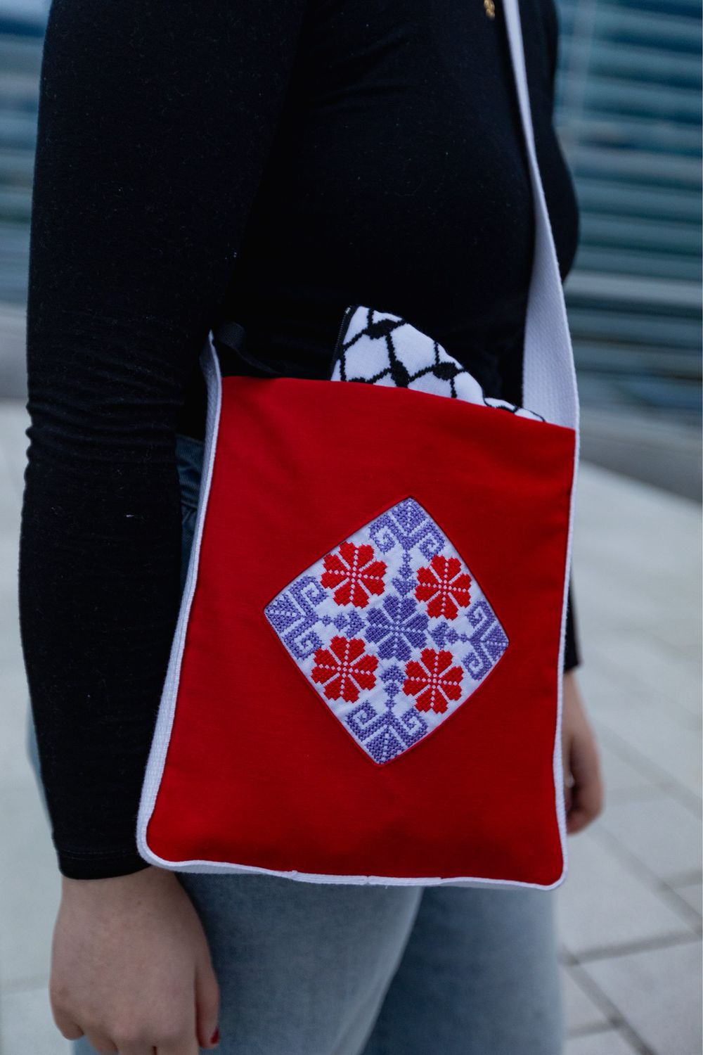 Flowers Satchel Bag