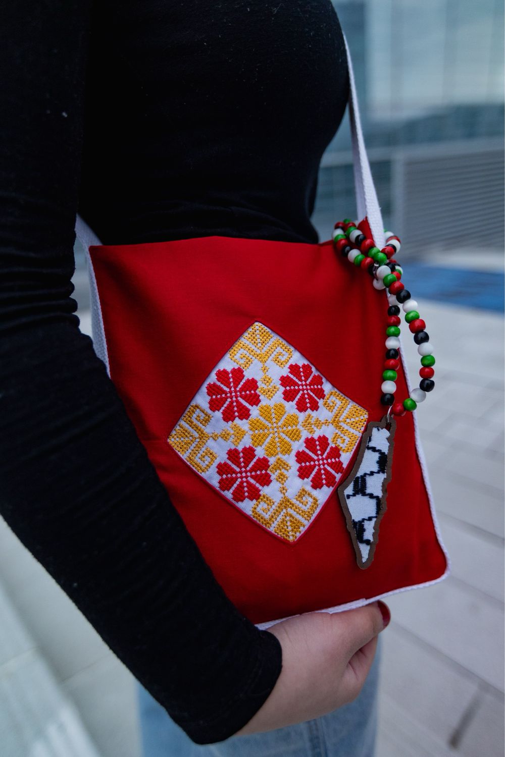 Flowers Satchel Bag
