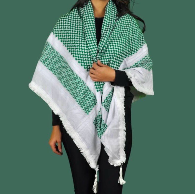 Premium Green Kufiya