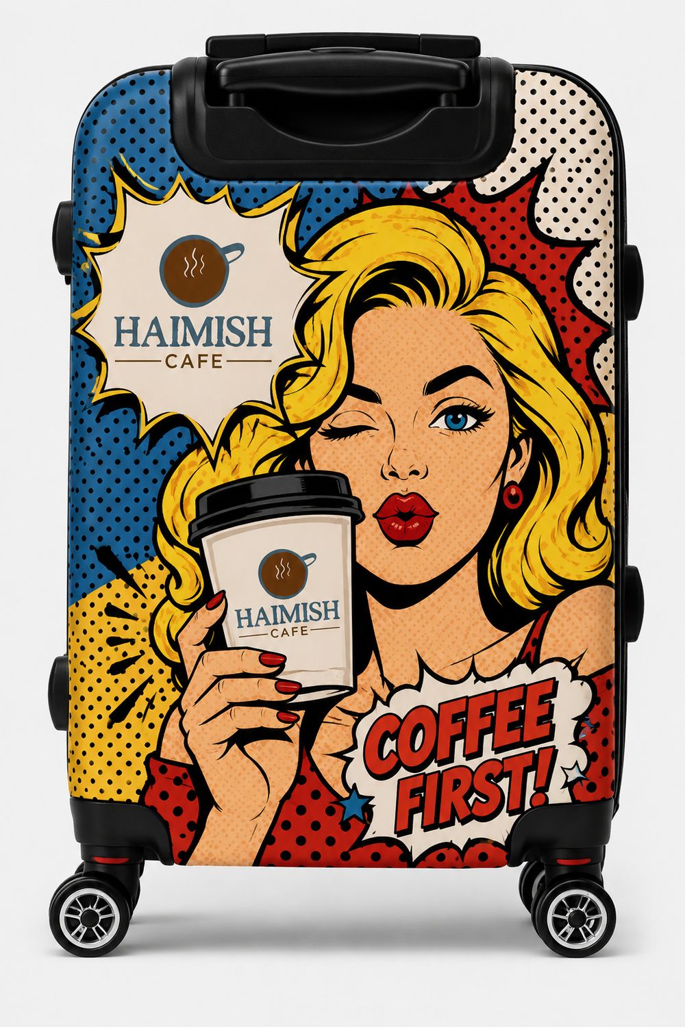 Haimish Cafe Pop Art TRAVEL LUGGAGE