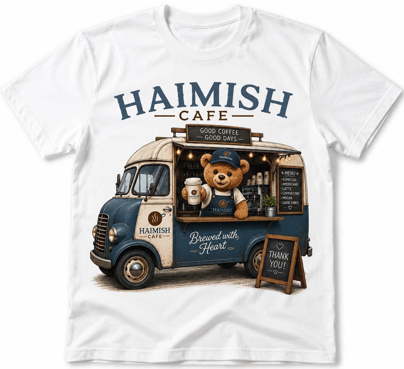Haimish Bear Tees leave size in product description)