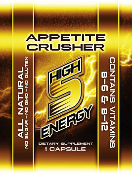 High 5 Energy Appetite Crusher Capsules 1ct trial packs (20 packs)