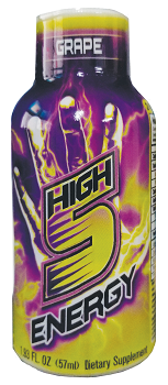 High 5 Energy Shots Grape Sample 1 Bottle