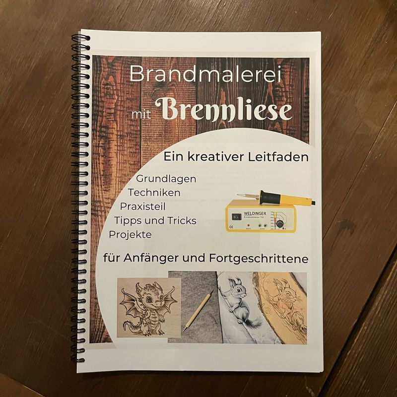 Buch "Brandmalerei mit Brennliese"