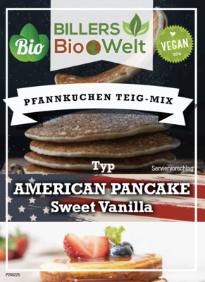 Billers Bio Teig Mix Pfannkuchen American Pancake Sweet Vanilla