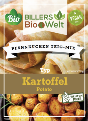 Billers Bio Teig Mix Pfannkuchen Kartoffel